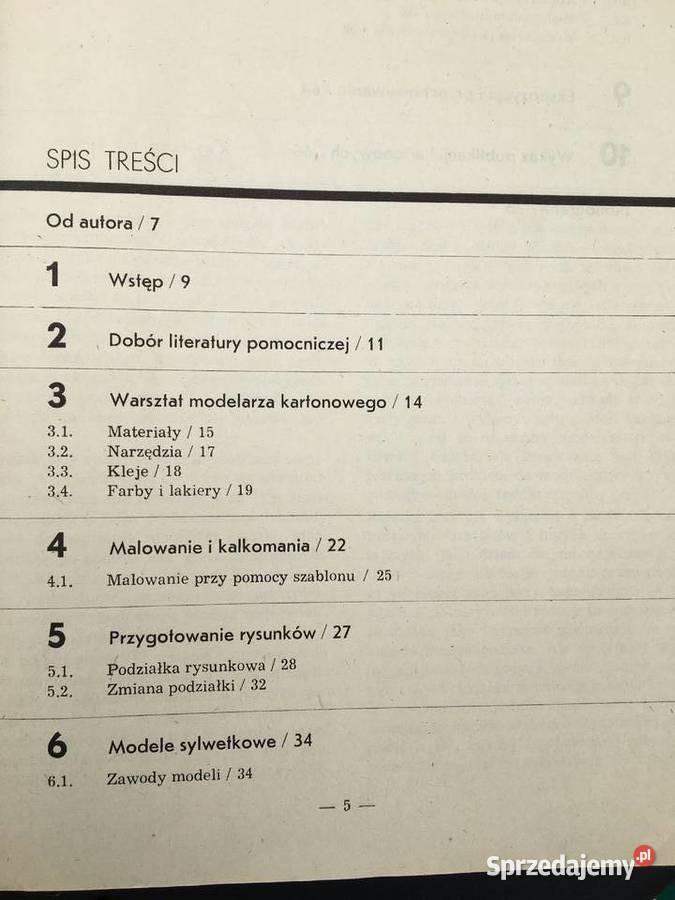 Modele kartonowe Zielonka