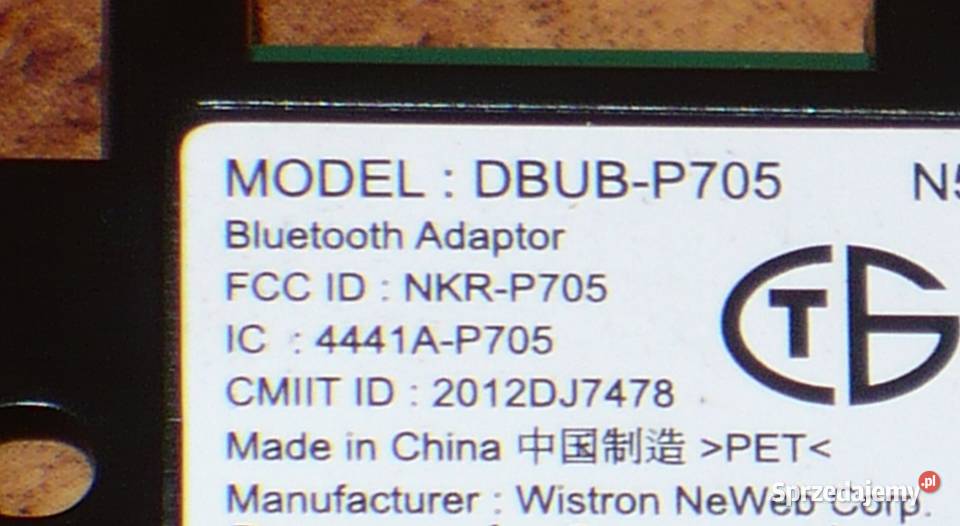 Moduł Bluetooth DBUBP705 TV Panasonic TXL47WT60E Lublin