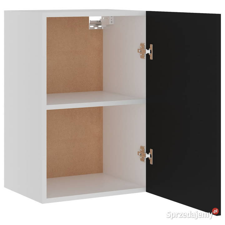Szafka wisząca czarna 395x31x60 materiał Warszawa