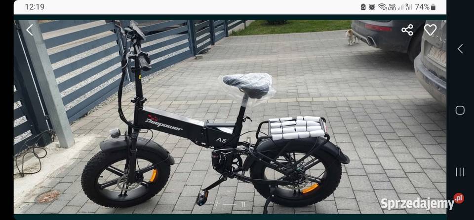 Rower elektryczny gordkomiejski skladak małopolskie Gołkowice Dolne