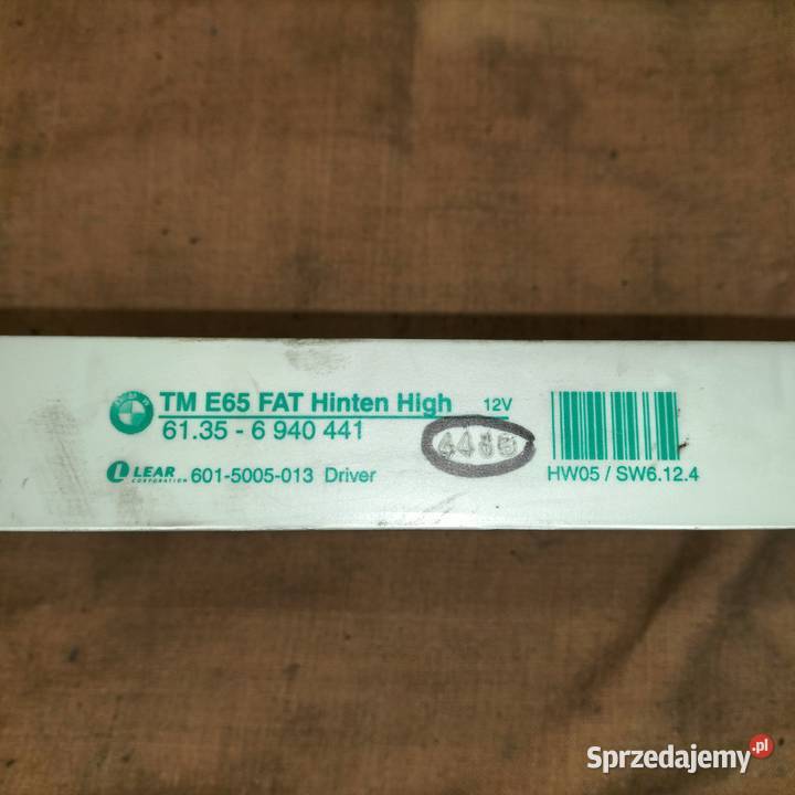 Sterownik drzwi lewych tylnych BMWQ E65 E66 Poręba