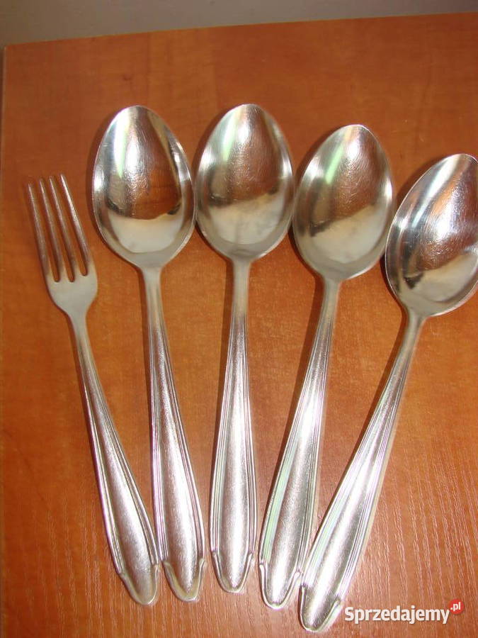 Gerlach Nierdzewne sztućce stołowe PRL Pruszcz Gdański