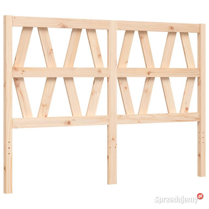 Rama łóżka bez materaca lite drewno sosnowe 205cm Łóżka sprzedam