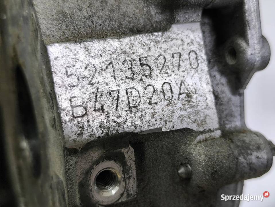 SILNIK SŁUPEK BMW F30 F31 LIFT 18r 190 B47D20A