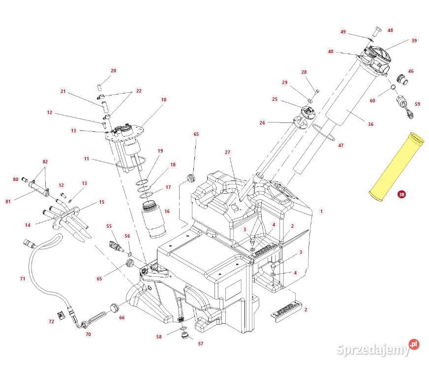 Wkład filtra hydraulicznego Fendt G835860061040 Białystok sprzedam
