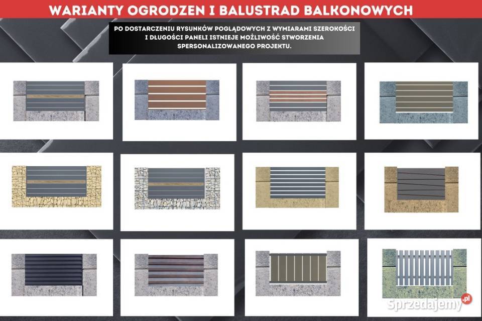 Ceownik ogrodzeniowy 20 ogrodzenia nowoczesne Dębica