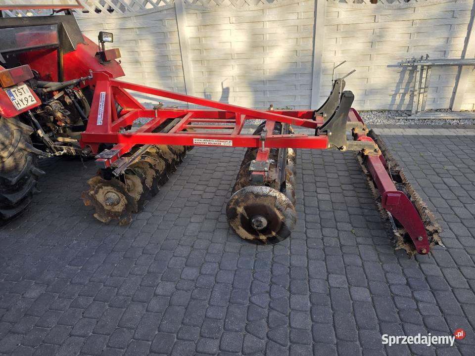 Brona talerzowa 2x8 z wałem Brody