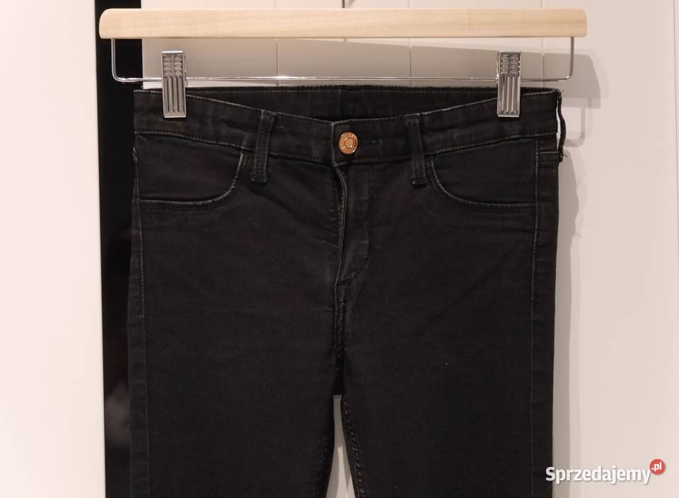 HM świetne spodnie rurki 140 H&M Wrocław