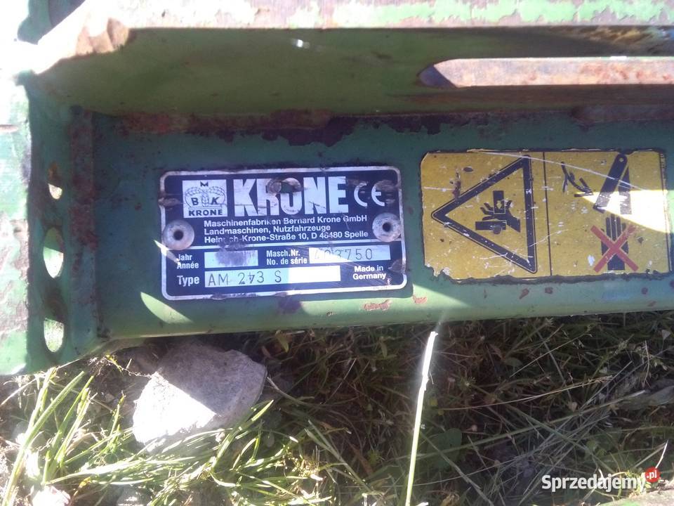 Kosiarka dyskowa krone 243 283 323 części Wierzbno