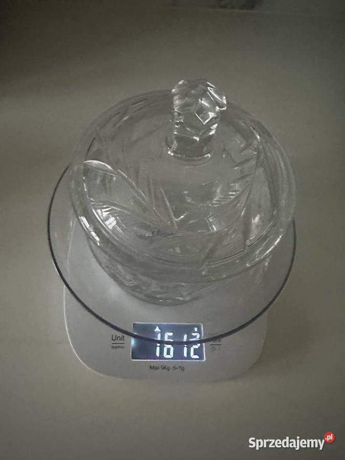 Bombonierka mała kryształ z lat 50tych Łódź