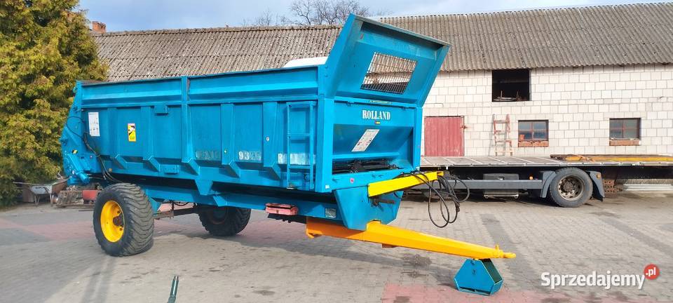 Rozrzutnik obornika Rolland Conic 10 ton burtą mazowieckie