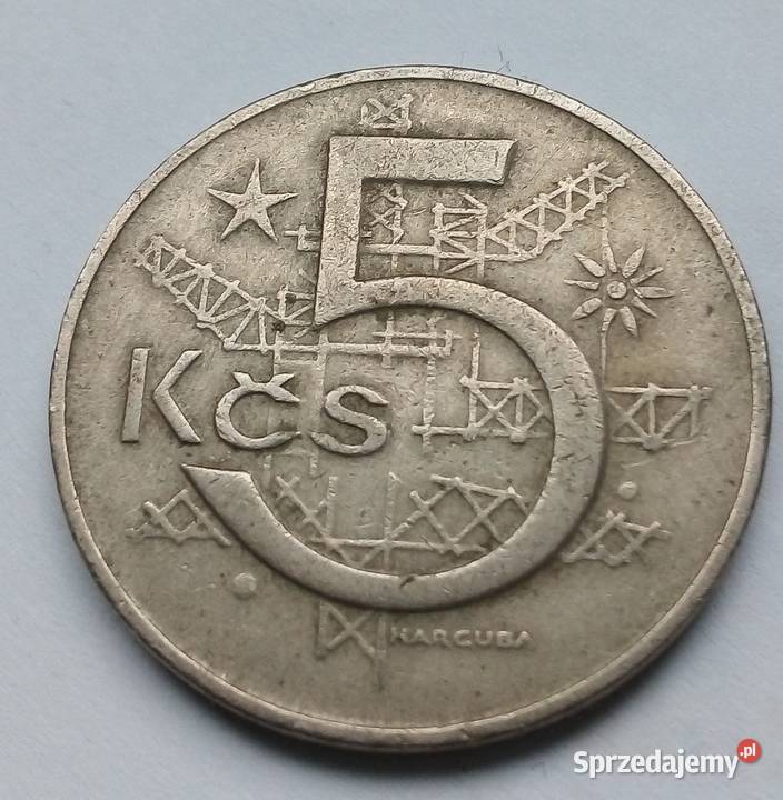 CZECHOSŁOWACJA5 KORON1967 r Legionowo