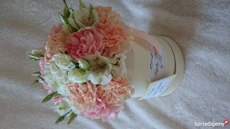 Flower box bukiet kwiaty prezent Bydgoszcz