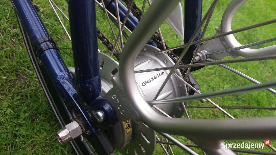 Gazelle Holenderski Rower 8biegi Prądnica koła Płońsk