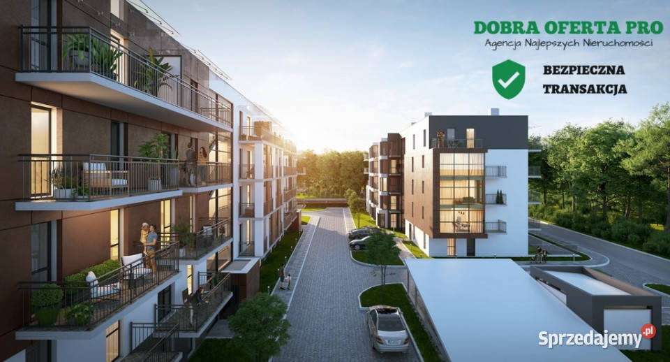 Nowe mieszkanie z balkonem i 2 miejscami Pruszcz Gdański
