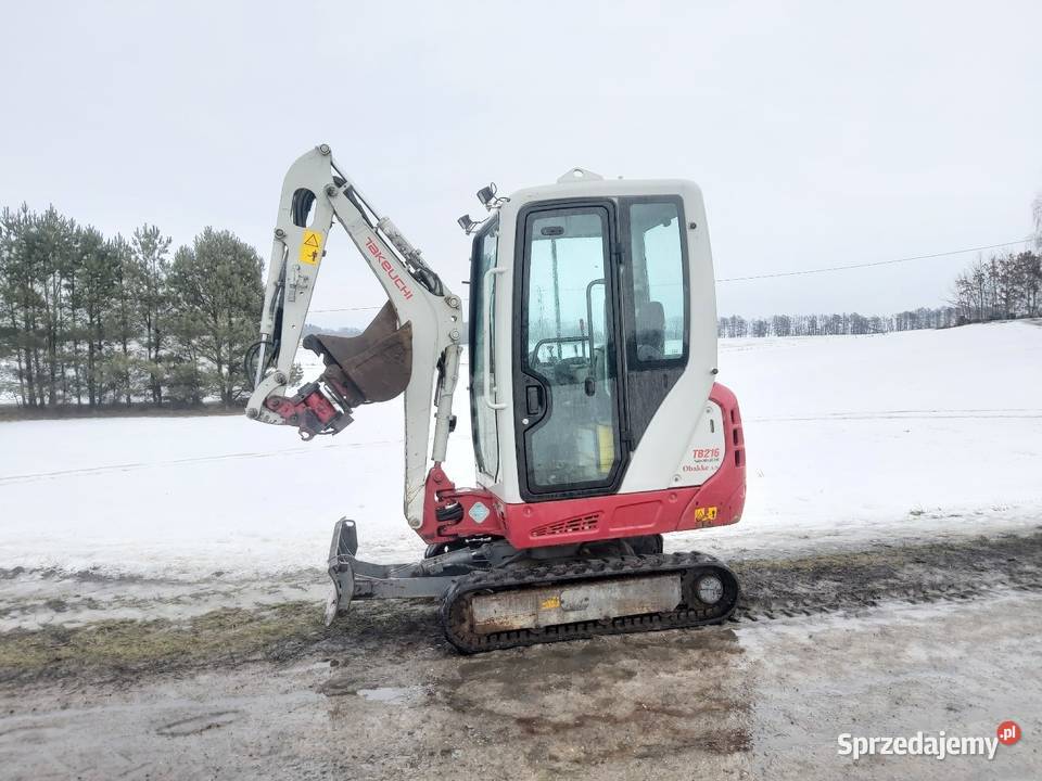 Minikoparka Takeuchi TB 216 prod 2015 Jabłonowo Pomorskie sprzedam