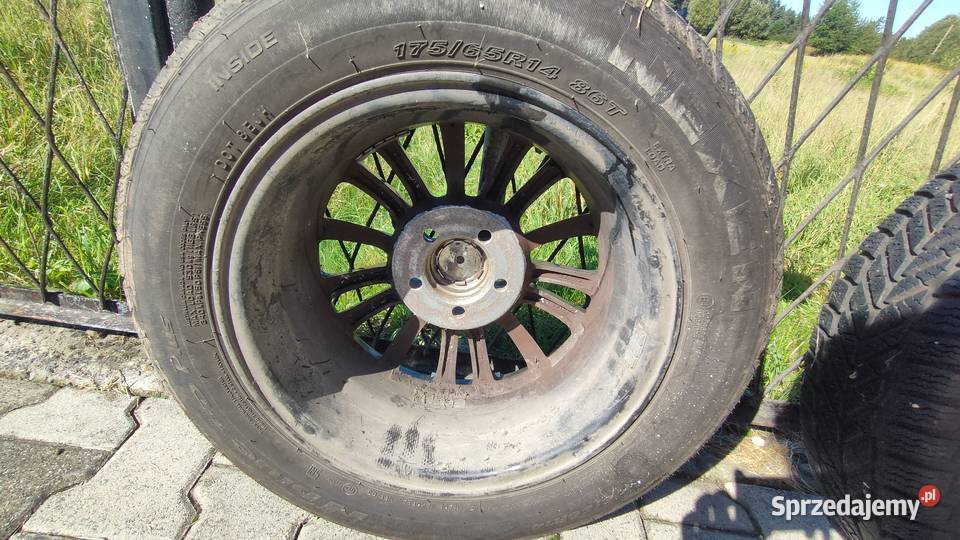 Felgi aluminiowe 14 5x100 Samochodowe Motoryzacja Chrzanów sprzedam