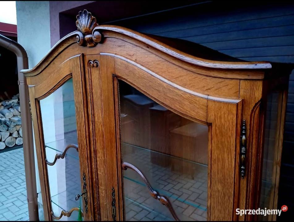 Witryna Biblioteczka Serwantka Stylowa Komoda