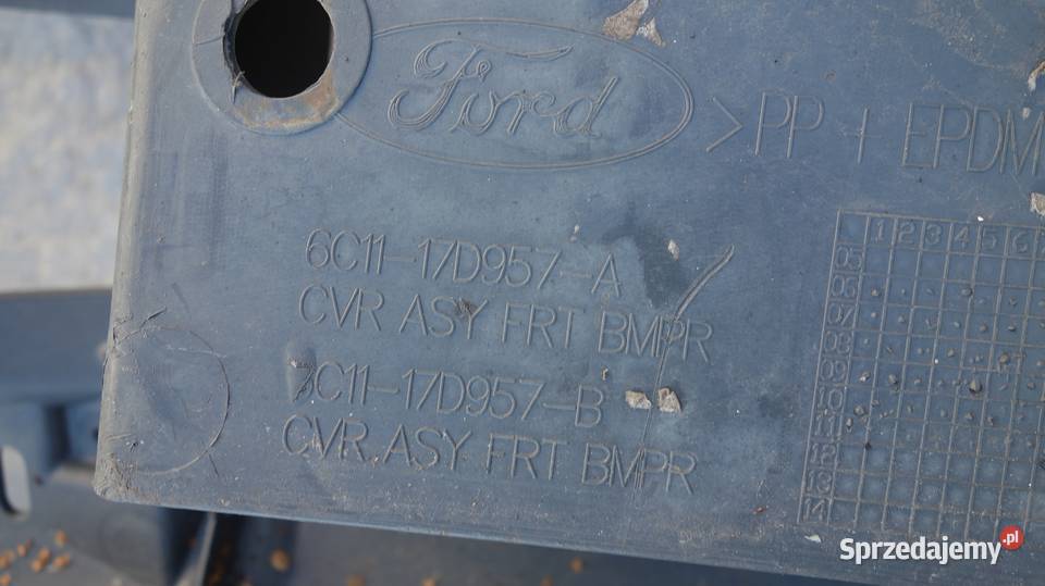 FORD TRANSIT 06 ZDERZAK ATRAPA PRZÓD Karoseria śląskie Ruda Śląska sprzedam