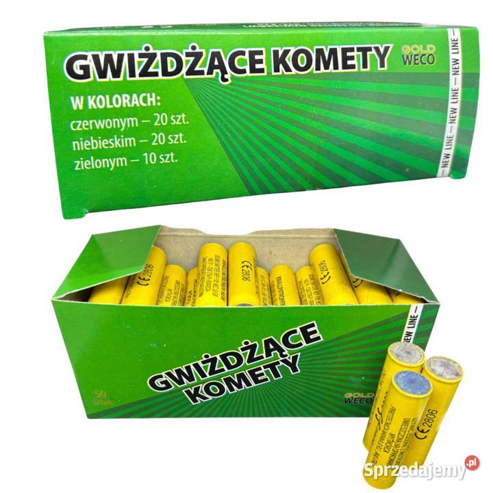 RACE PISTOLETOWE GWIŻDŻĄCE KOMETY KOLOROWE Pozostałe Poznań