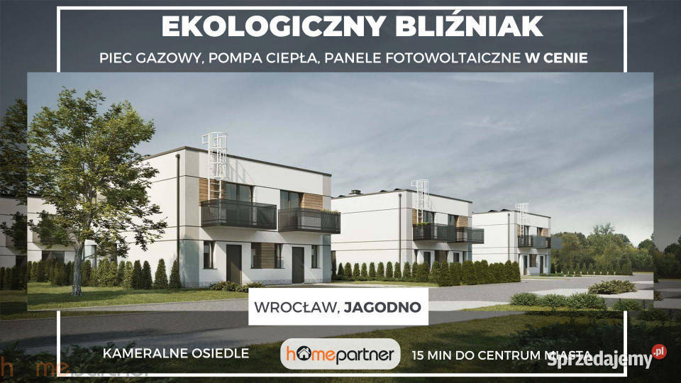 Do sprzedaży dom bliźniak Wrocław Konduktorska dolnośląskie
