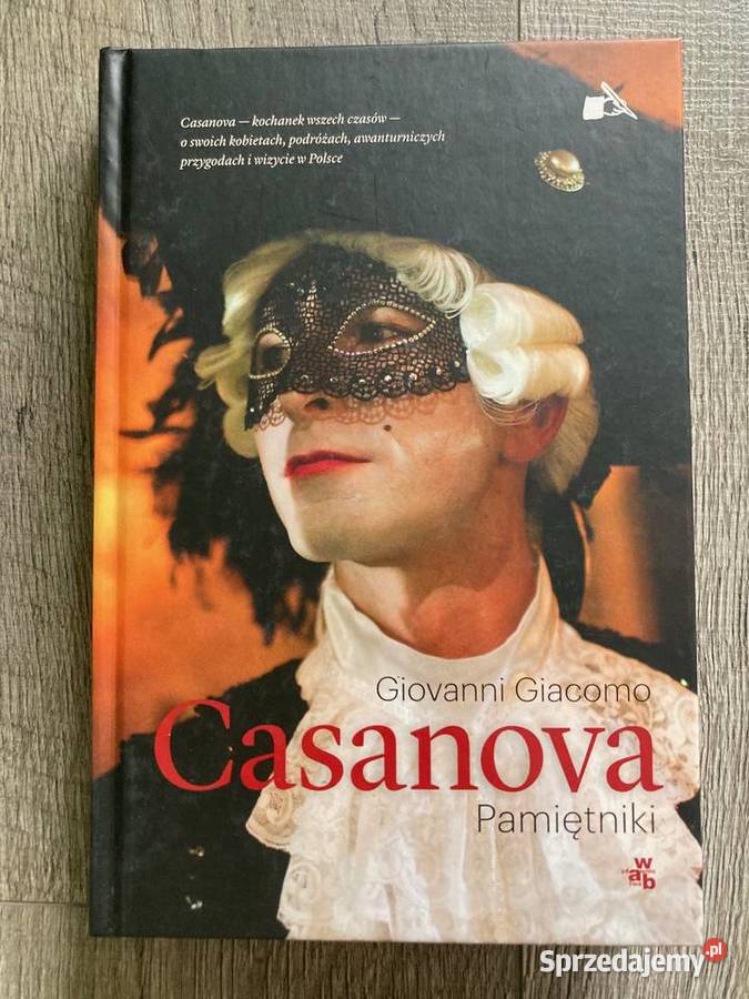 Książka autobiografia Giovanni Giacomo Casanova Nisko