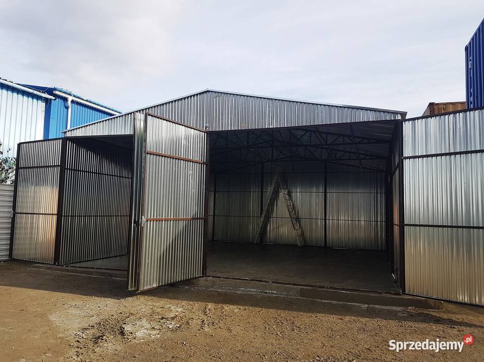 Blaszana montowana hala 8x10m ocynk małopolskie