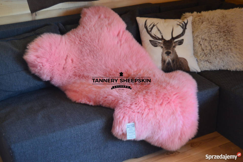 Skóra Owcza Jasny Róż Farbowana 90110 sprzedam