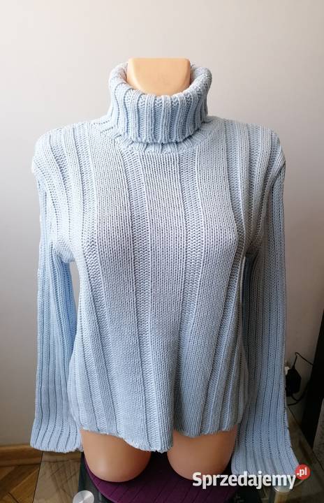 DAMSKI BŁĘKITNY SWETER GOLF BUENA STYLE R Łódź sprzedam
