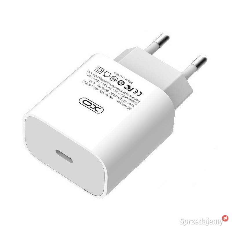 Szybka ładowarka sieciowa typeC USBC QC30 PD 18W śląskie
