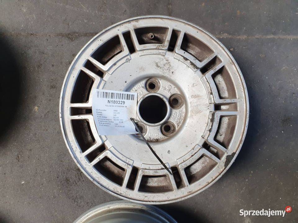 FELGA ALUMINIOWA 14 VOLVO 240 kujawsko-pomorskie sprzedam