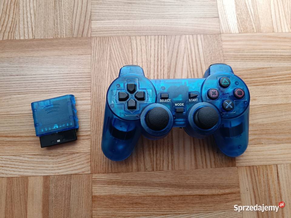 Pad bezprzewodowy PlayStation 2 2 niebieski nowy Pruszków