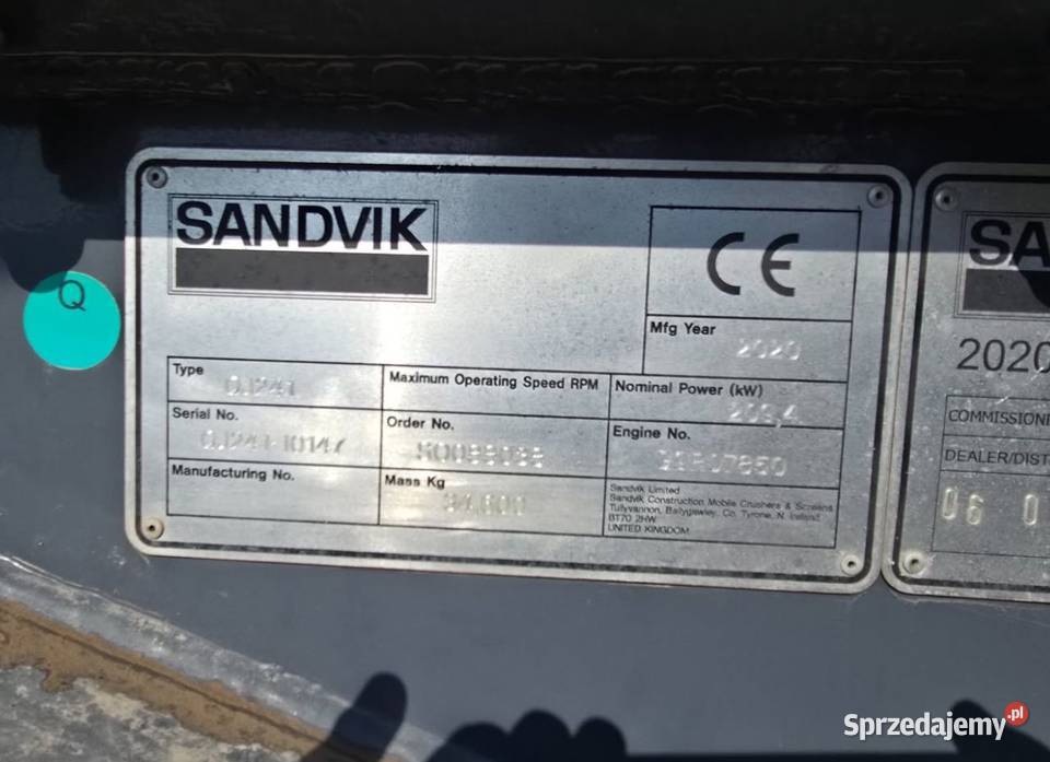 2020 Sandvik QJ24 pełny VAT