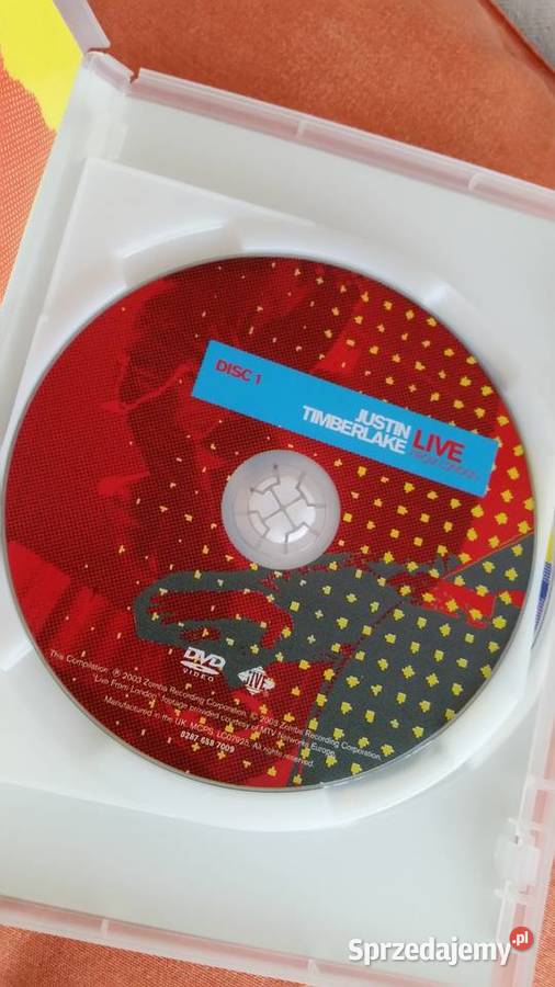 JUSTIN TIMBERLAKE LIVE FROM LONDON 2003 ZOMBA lubelskie Puławy