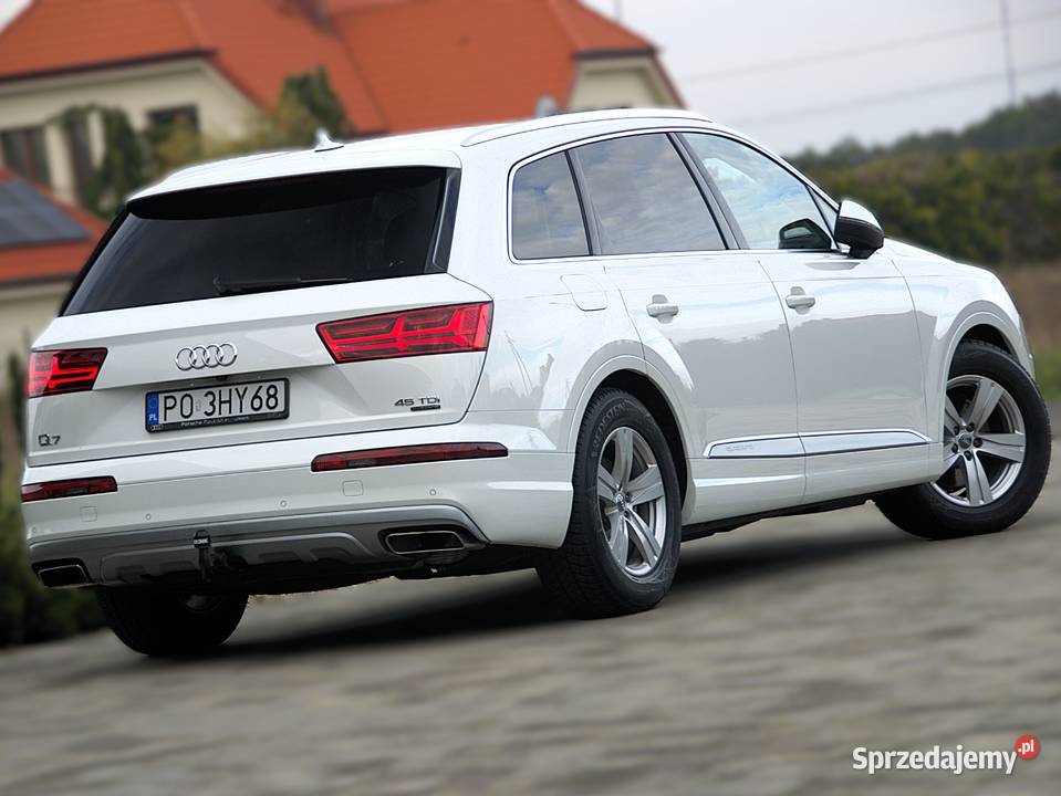 AUDI Q7 30 TDI 231 SALON POLSKA 1 WŁAŚCICIEL aluminiowe felgi mazowieckie Sierpc