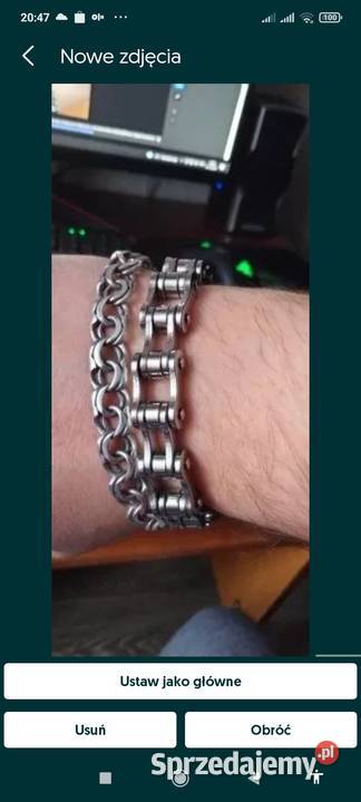 Bransoletka z czystej stali nierdzewnej świętokrzyskie Starachowice sprzedam