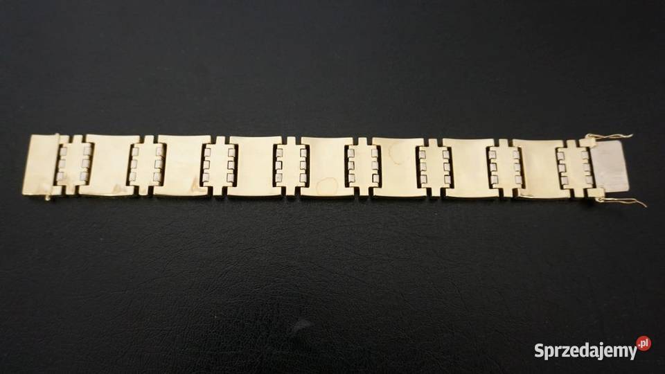 GRUBA SZEROKA BRANSOLETA 270G Warszawa sprzedam