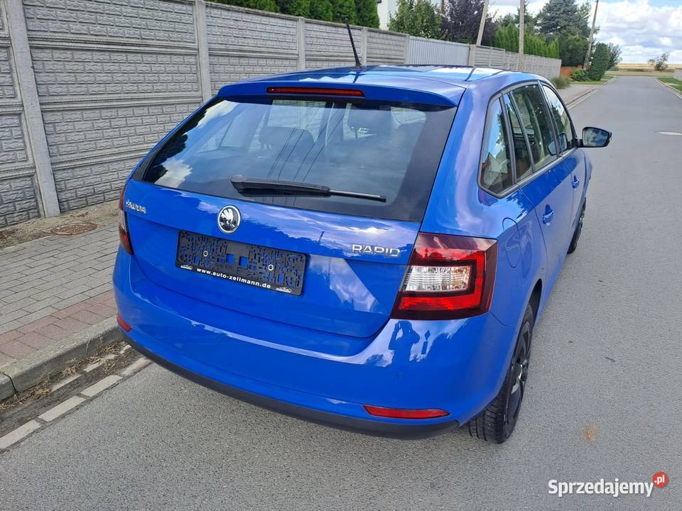 Skoda Rapid 2019r benyzna przebieg 98 z Niemiec 1000cm3 Rapid Pleszówka sprzedam