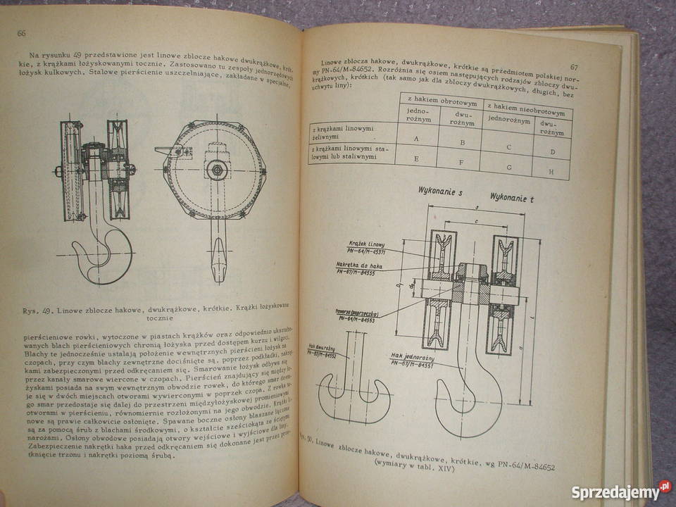 Elementy dźwignic cz2 K Pawlicki sprzedam