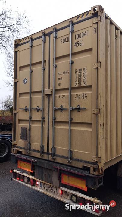 Kontener morski 40hc 2021 kolor piaskowy Ostróda