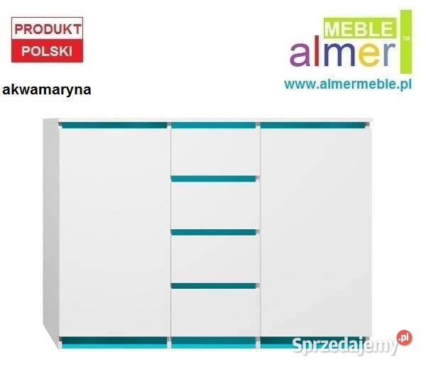 komoda z szufladami CITY C4 140x40 w104 Wrocław