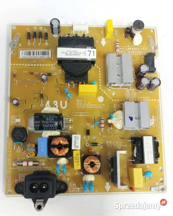 Zasilacz do LG 43UM7100PLB TV i Video Opole