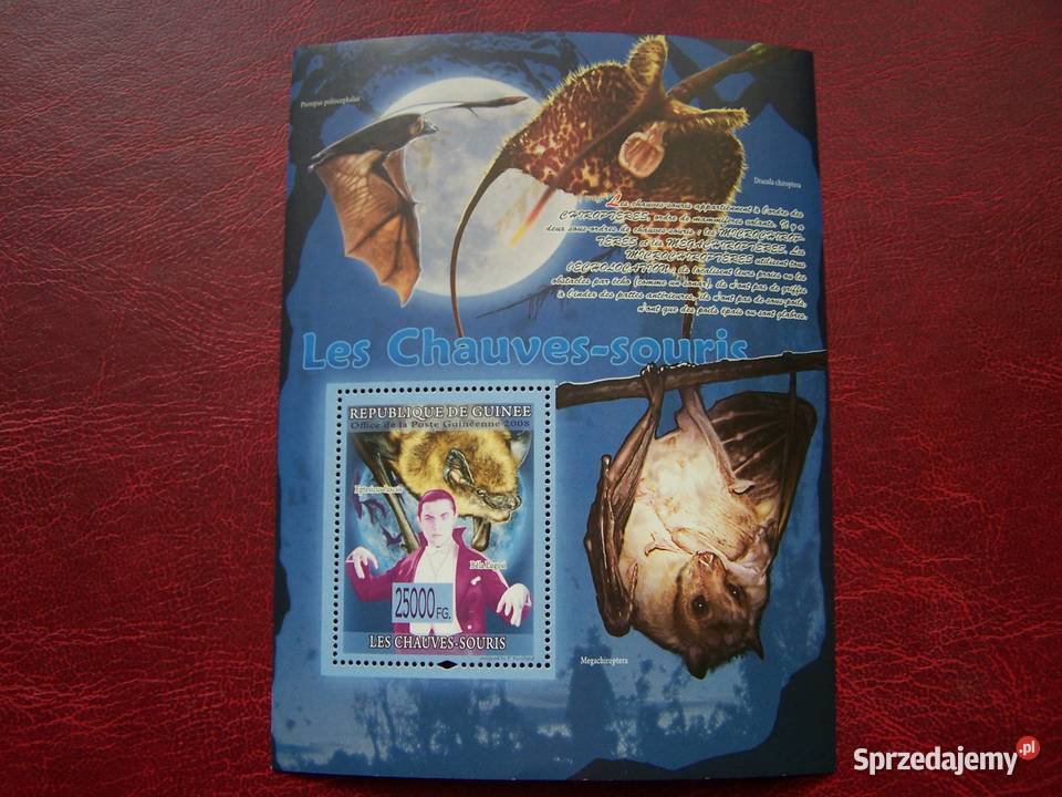 Gwinea 2008 MNH Fauna Zwierzęta Nietoperze