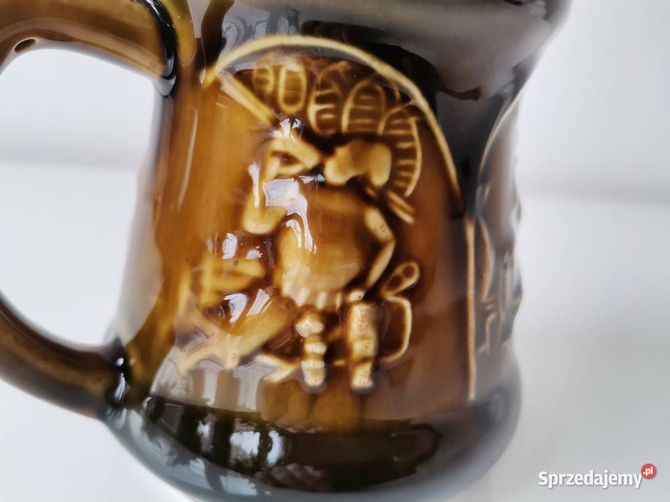 Stary nieużywany kufel Zagłoba porcelit Katowice