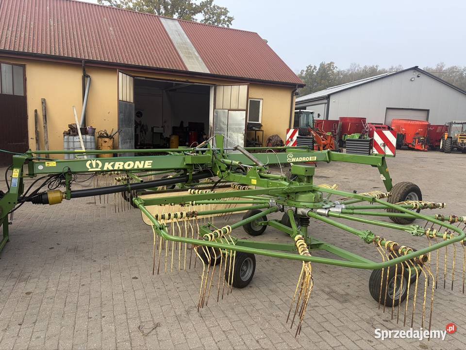 Zgrabiarka 2 karuzelowa Krone Swadro 900 Myszyniec sprzedam