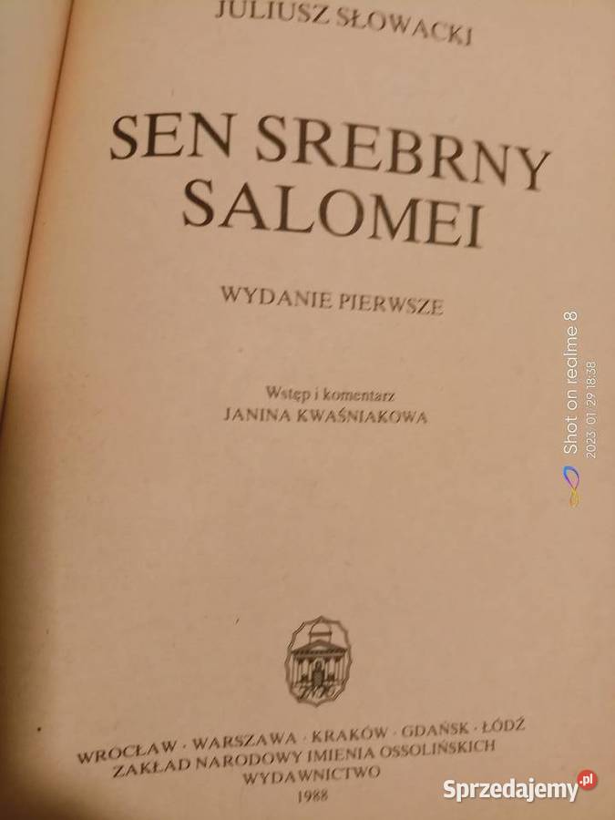 Sen Srebrny Salomei Dramaty Słowackiego Książki Prezenty Warszawa Sprzedajemypl 9522