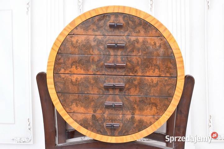 Okrągła Komoda Regał Art Deco Szafka Pomocnik 6 Kraków