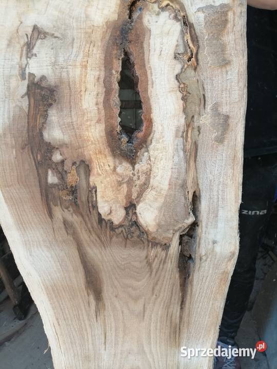 Bale blat deska stół loft żywicą foszty dąb Przysucha