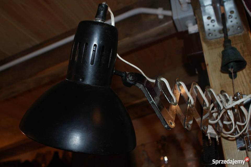 Lampa ścienna nożycowa loft vintage mazowieckie Warszawa