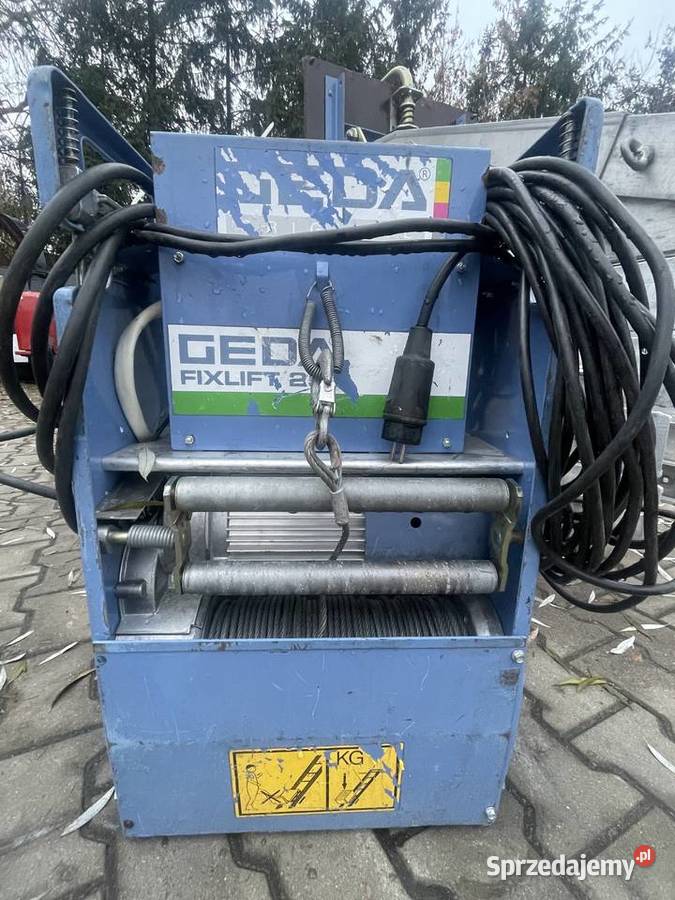 Winda drabina dekarska Geda FixLift 14m 338 Rok produkcji 2012 Ślesin